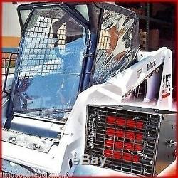 vinyl skid steer enclosure|skid steer heater.